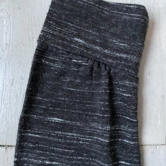 Celio* turtle neck long sleeve shirt in marled black with white, men's size S - Picture 7 of 7